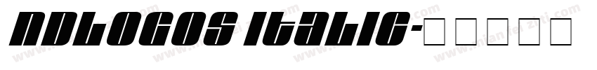 NDLOGOS Italic字体转换